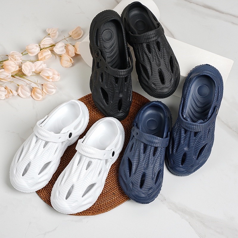 981-Sepatu Karet Pria Dewasa / Sandal Clogs Pria 39-44 / Sandal Karet Pria/Sepatu Sandal Clogs aerostreet vhagar hema sandal sliper loggo atlantis BY SMOLL