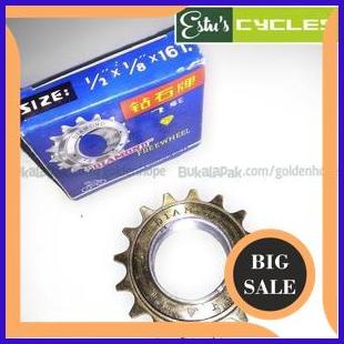 onderdil Diamond Freewheel 16T Gold Drat atau Ulir Gir Sepeda Single Speed Fixie BMX Kriwil Murah Be