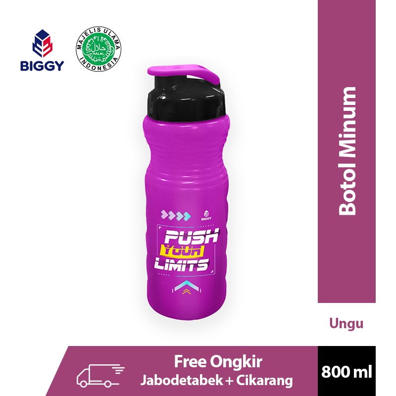 Botol Minum Flip Top Sport 800 ml BPA FREE / ATLANTA SPORT My Bottle Drinking / Botol Minum Anak  Souvenir Ulang Tahun