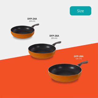 MIYAKO Panci Deep Frypan DFP 26A / Wajan Penggorengan Anti Lengket 26cm