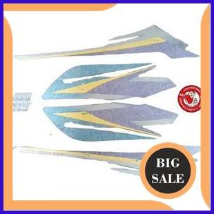 tools List Lis Sticker Stiker Stripe Striping Bodi Body Honda GL Max Neotech 1250 Biru Tosca Kuning