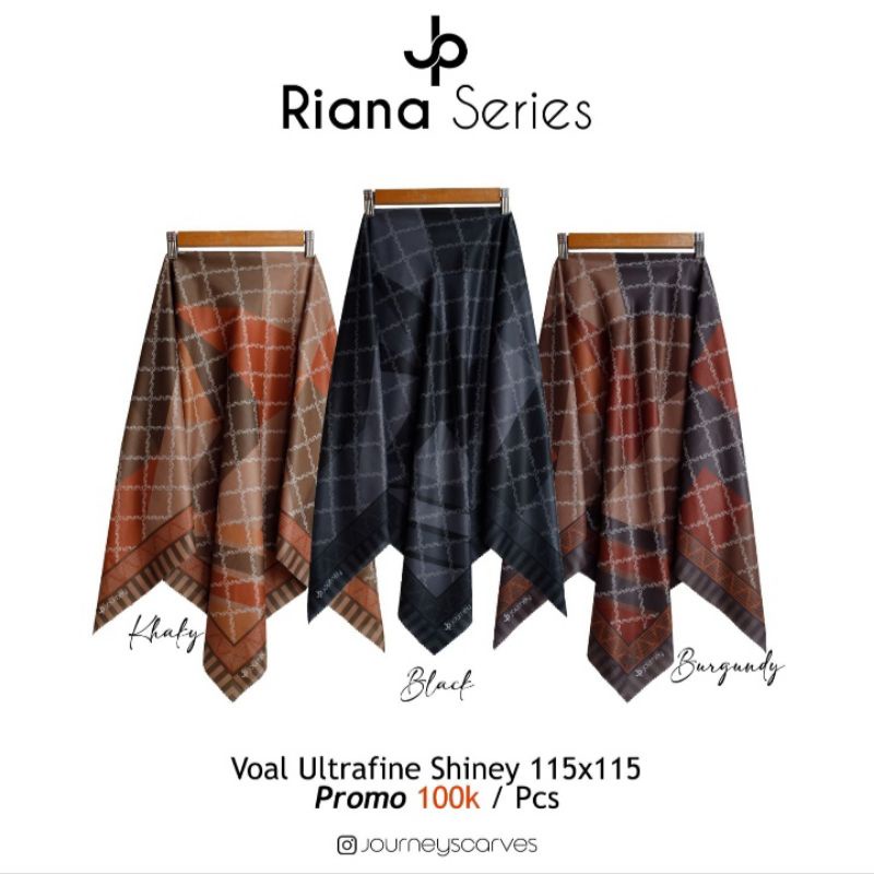 Jilbab Journey Scarves Segi Empat Original Riana Series