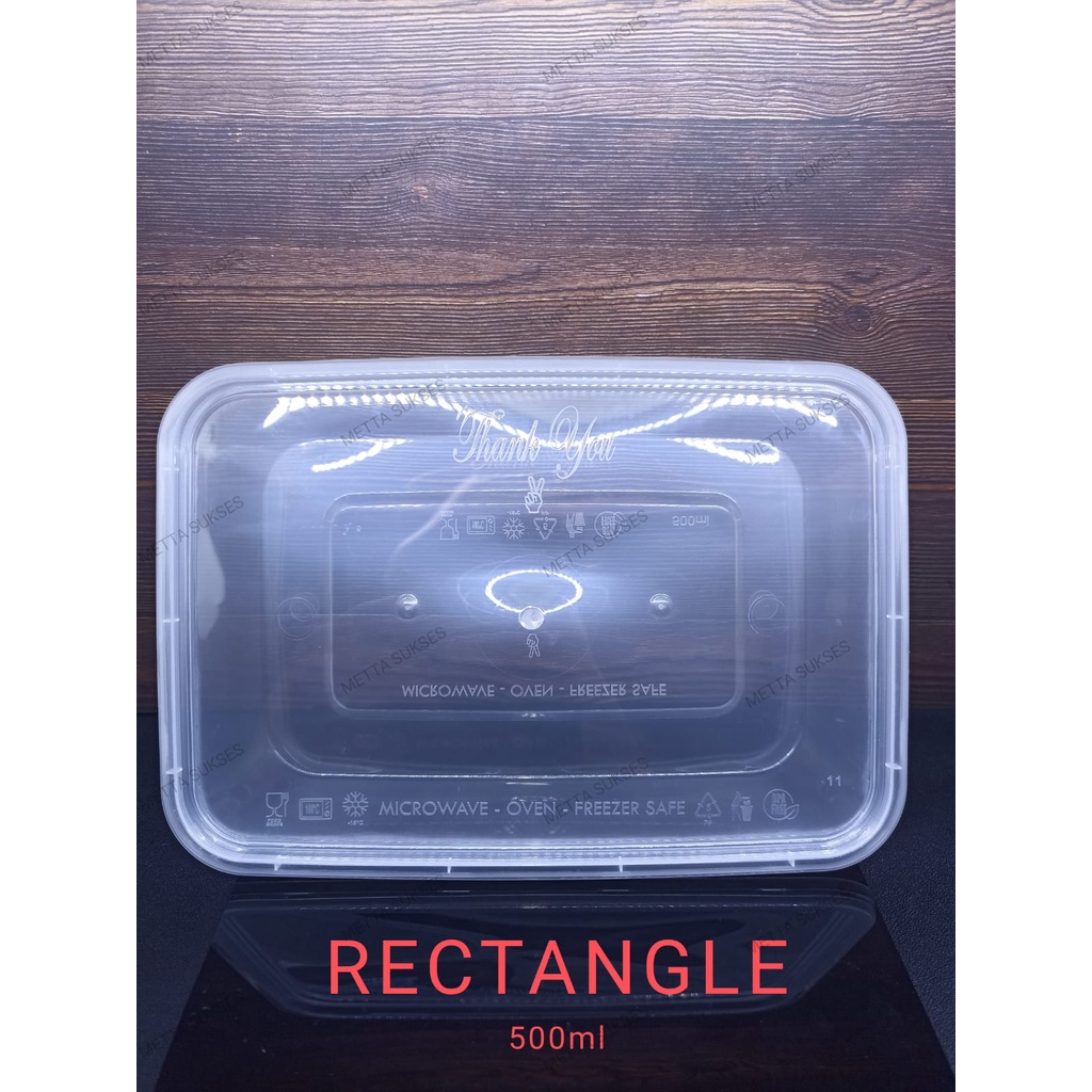 Kotak Makan Plastik 500ml / Thinwall / Food Container - VICTORY - PACK