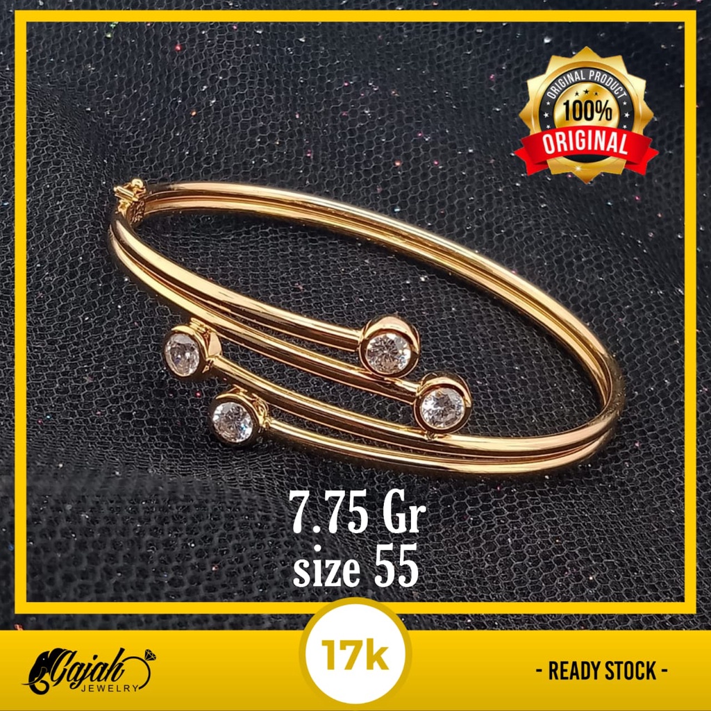 Gelang emas 17k - 7.75 gr kadar 750 - 4248