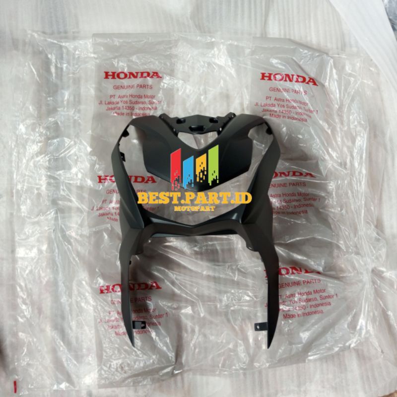 cover panel tameng lampu depan Honda beat new street deluxe 2020 2022 hitam dof original honda