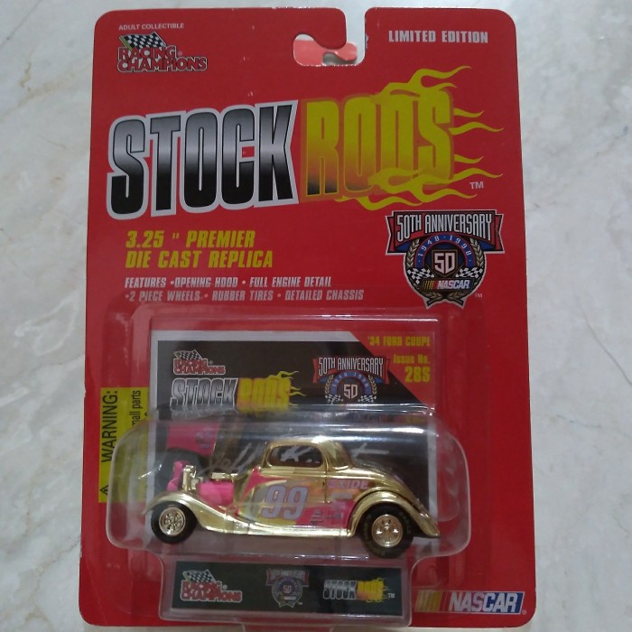 RACING CHAMPIONS STOCK RODS 34 FORD COUPE TERLARIS