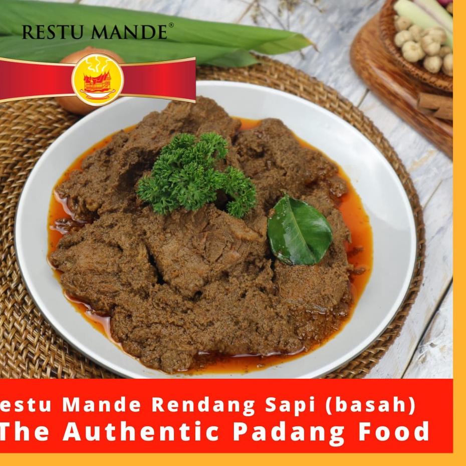

➪ Restu Mande Rendang Sapi Basah Rendang Padang 300gr ✸