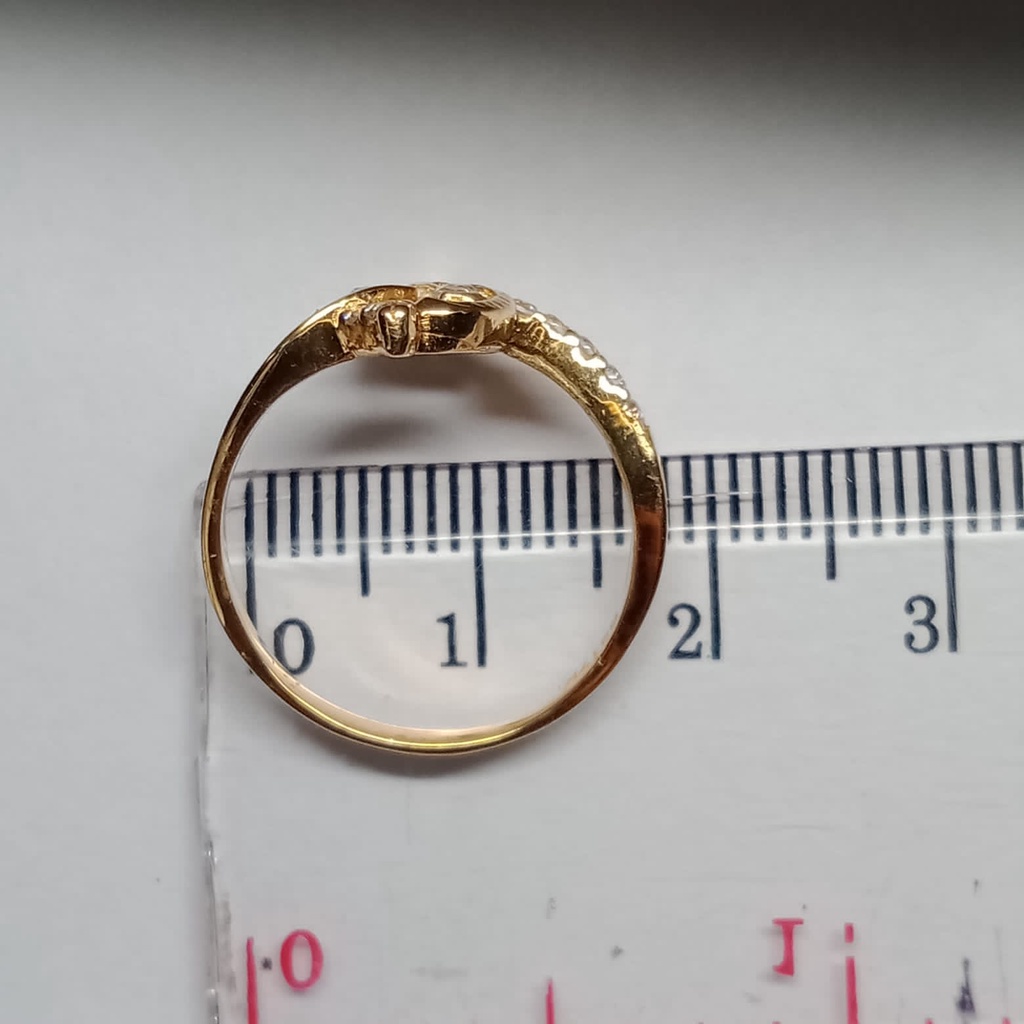 Cincin emas 17k - 2.05 Gr kadar 750 - 4284