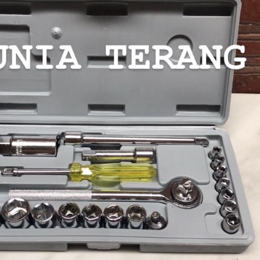 ➬ KUNCI SOCK SET 21 PCS RRT / SOK SHOCK MATA HAND SOCKET WRENCH 21PCS ATS / VPR / VENUS / NEW DELAND