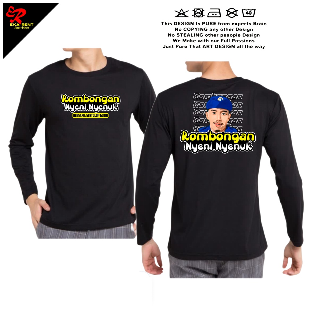 Kaos Nyeni Nyenuk Bersama Sentolop Gotri Lengan Panjang