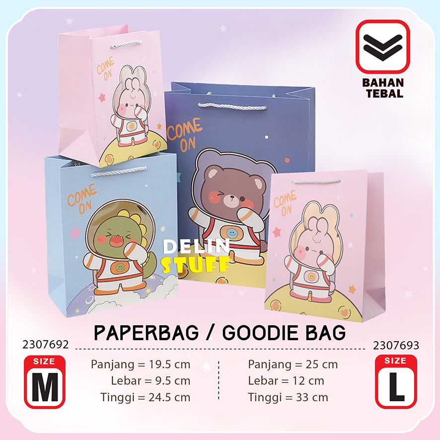 

Goodie Bag Ulang Tahun Anak Dino Astronot Tas Ulang Tahun Anak Bear Bingkisan Ulang Tahun Anak Rabbit Tas Ultah Anak Animal Souvenir Ultah Anak (2307692, 2307693)