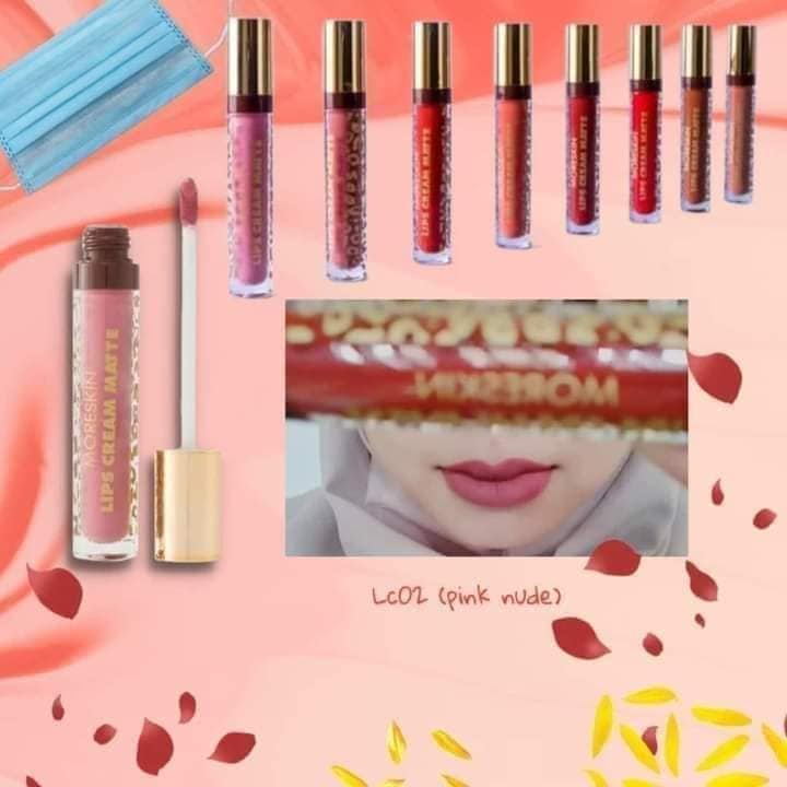 Moreskin Lip Cream Matte/Lipstik Matte/Lipstik Nasa