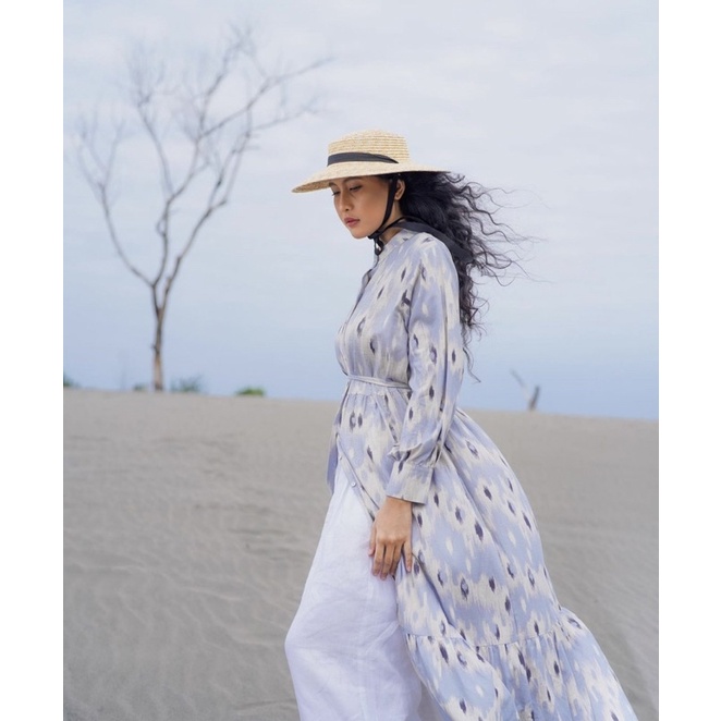 Mandy Shirt Dusty Blue by ALEZA LABEL