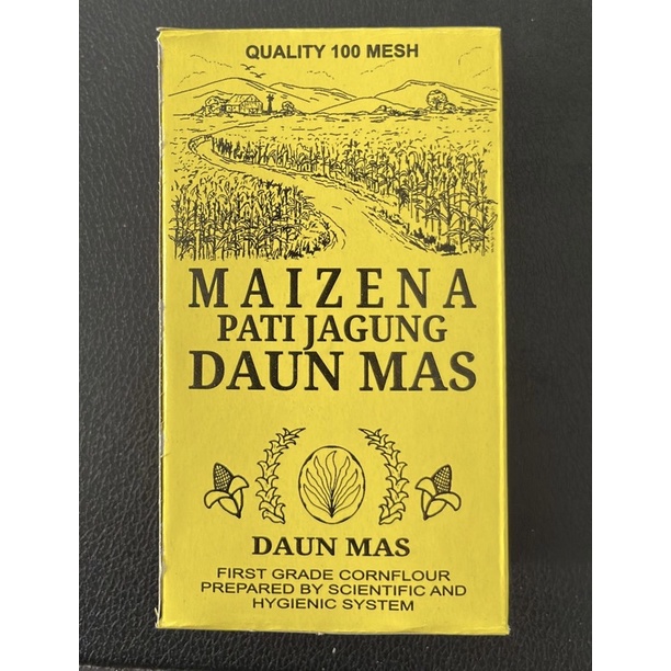 

Tepung Maizena Pati Jagung Daun Mas 100g (Satuan)