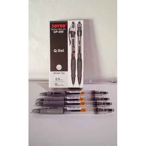 

Pulpen Q Gel Joyko/GP-265/hitam/0,5mm