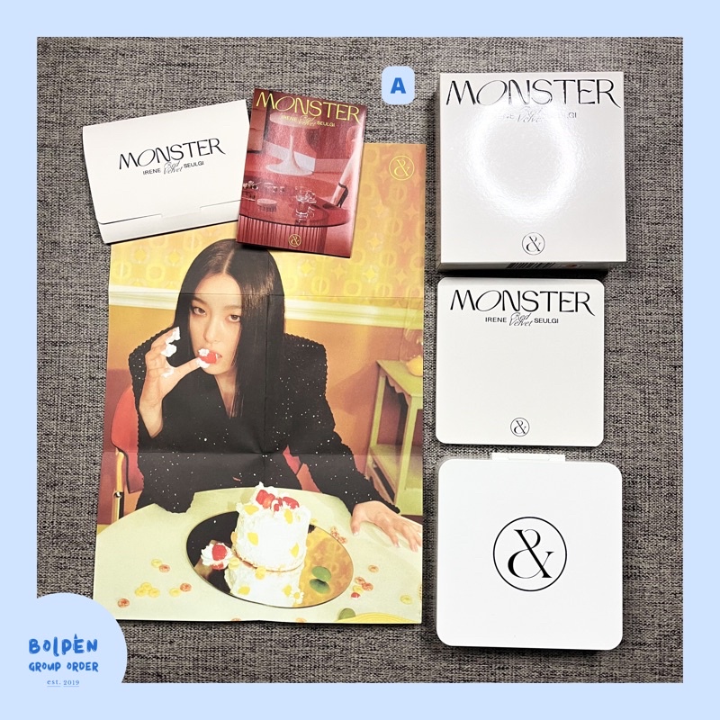 Album Only Red Velvet Irene &amp; Seulgi 1st Mini Album MONSTER Middle Note Version