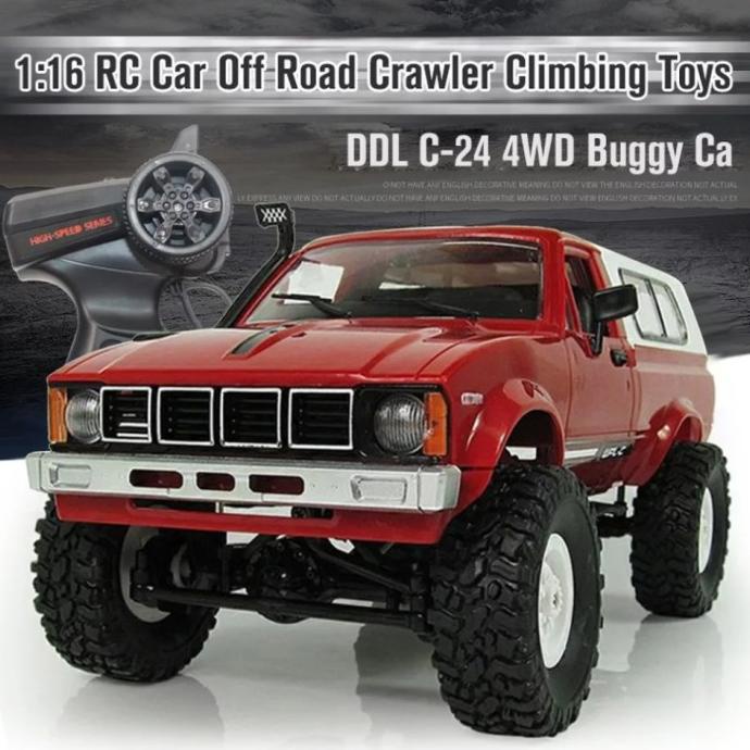WPL C-24 C24 RTR 2.4Ghz Toyota Hilux 1/16 RC Adventure Offroad 4WD