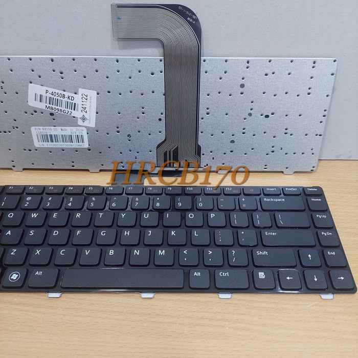 Keyboard Laptop DELL Inspiron 14R N4050 N4040 N4110 M4040 M4110 Hitam -HRCB