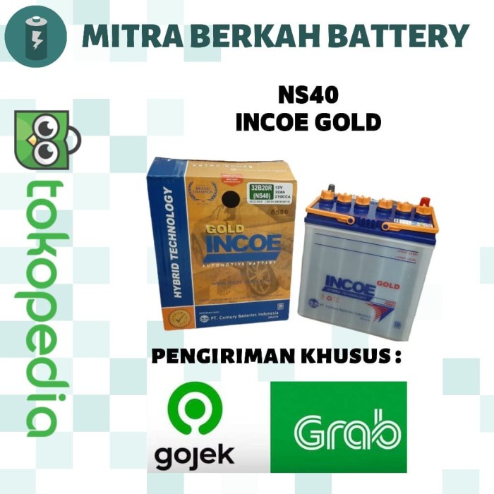 Aki Basah Mobil Carry Futura Ns40 Incoe Gold Kode 202