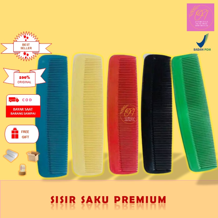 Sisir Saku Premium Sisir Rambut Pria Pomade Sisir Kecil Travel Murah Hair Comb Cowok
