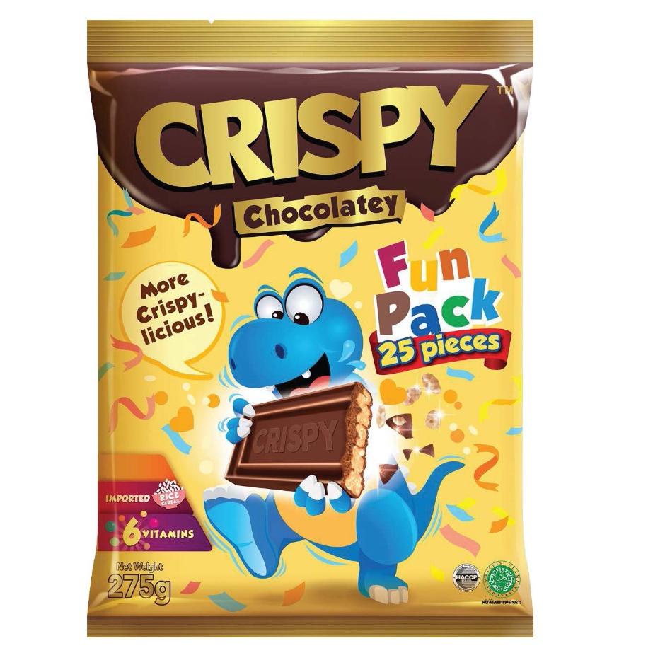 

™ Coklat CRISPY Funpack isi 25pcs 275g ✽