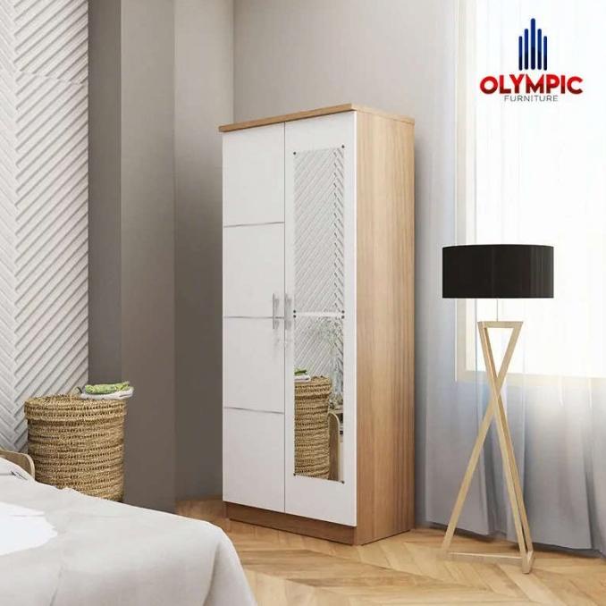 Olympic Lemari Pakaian 2 Pintu / Lemari Baju 2 Pintu / EERO 2P