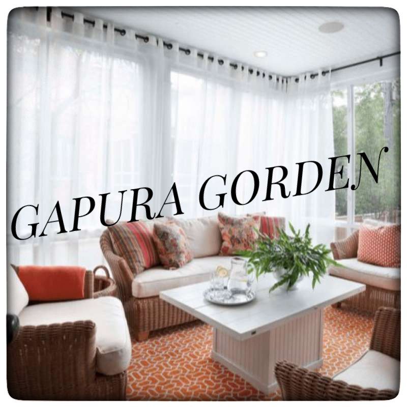 Gorden Vitrase Polos Putih Model Semoring / Ring 12