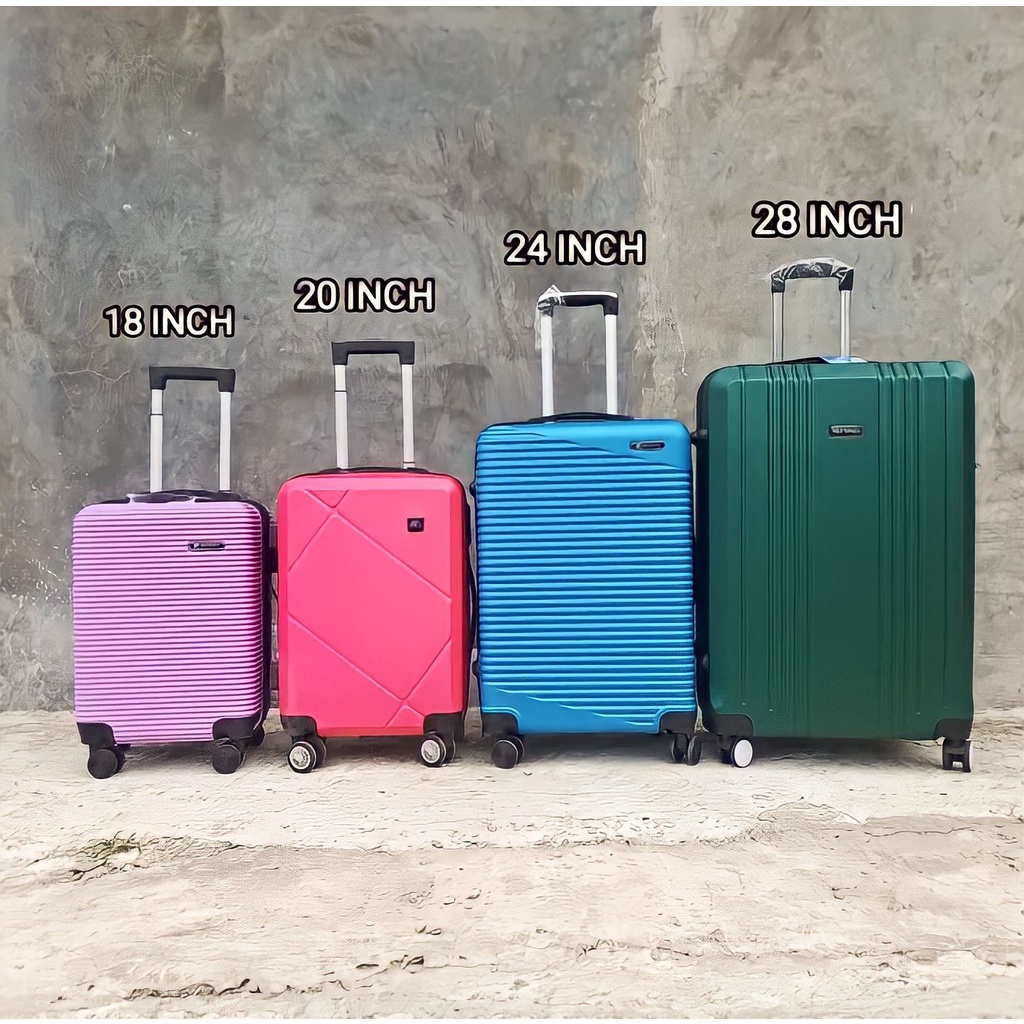 Koper 24 inch Polo ukuran bagasi/koper fiber hardcase/koper murah/koper cabin/koper premium