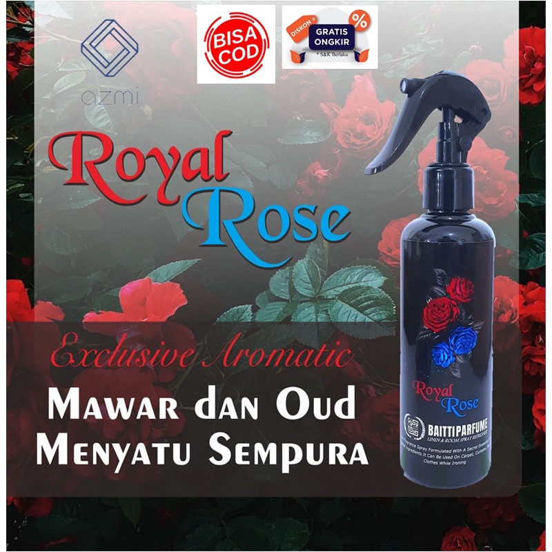 Pengharum Ruangan Baitti Parfum Aroma Royal Rose 250 ml Non Alkohol