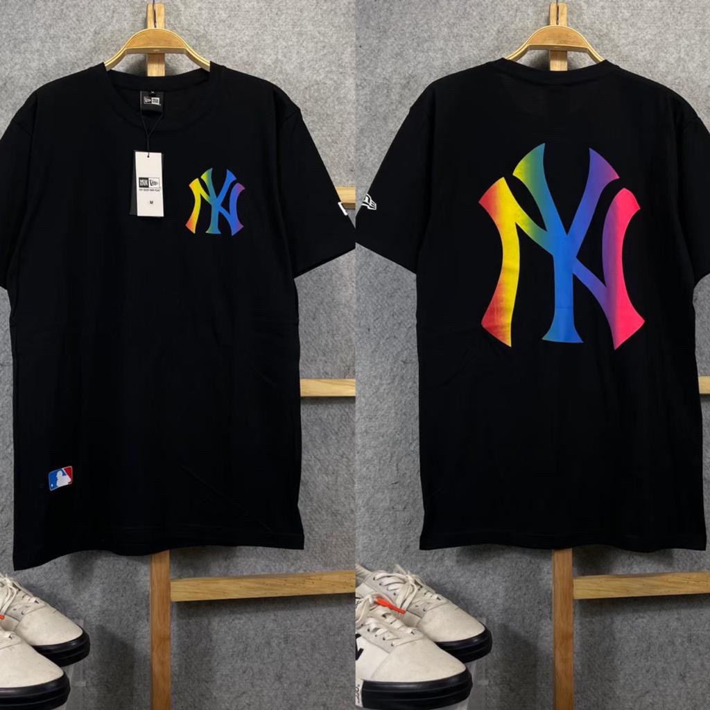 Kaos New York White Full Taq - T shirt Full Label Kaos Dewasa