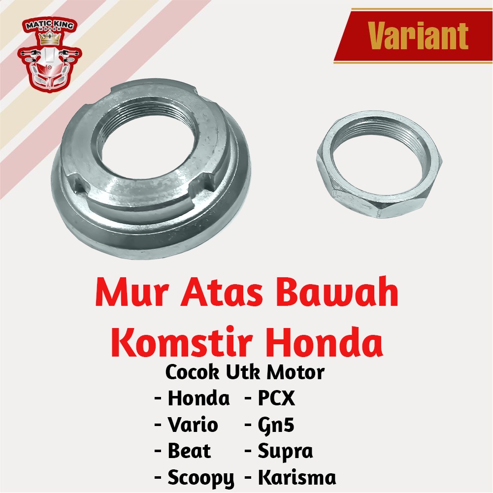 Mur baut Mangkok Komstir Comstir Honda Vario Beat Scoopy Supra X Karisma Grand PCX Spacy ADV Paket