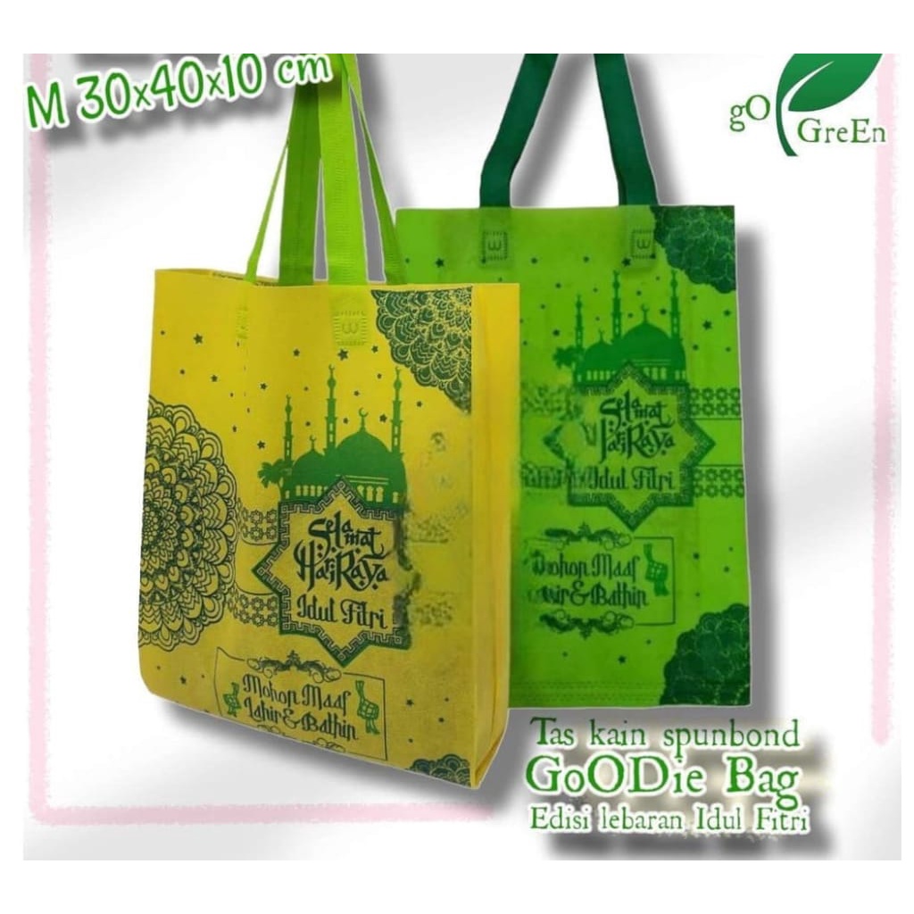 

12 pcs goodie bag tas LEBARAN HLS 25x35x10 ,30X40X10 goodie bag ,tas idul fitri murah