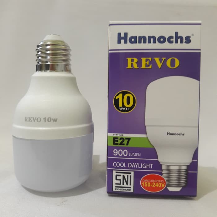 Lampu Led Hannochs Revo 10 Watt Cahaya Putih