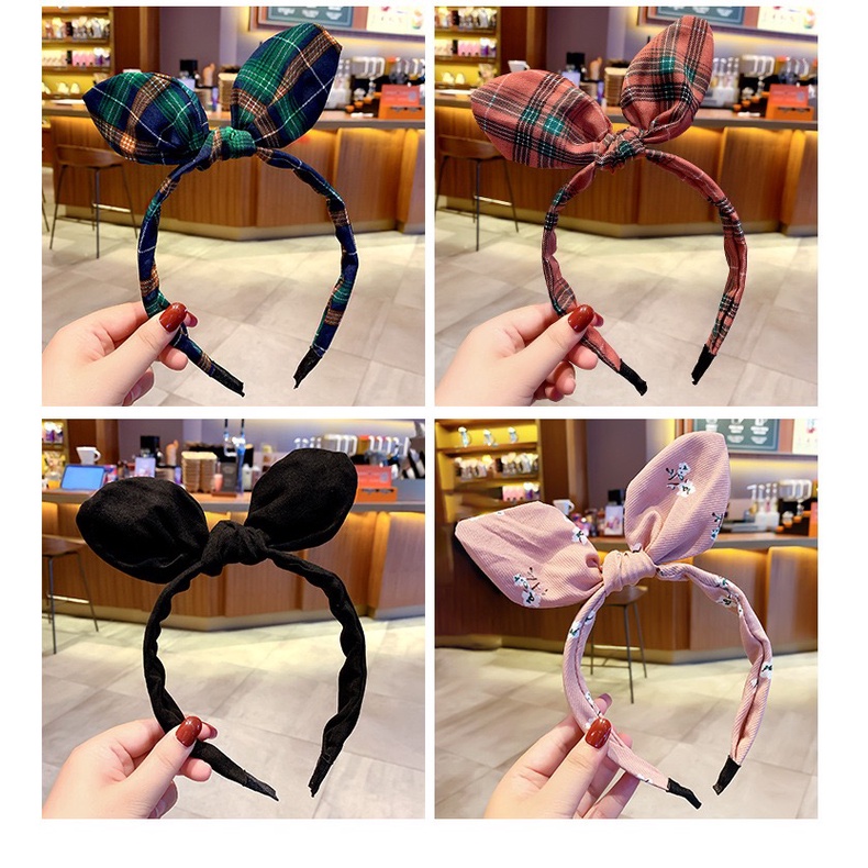 ROWLING (B - 3) Bando Bandana Anak Pita Simpul - Headband - Bando Bandana Warna Import