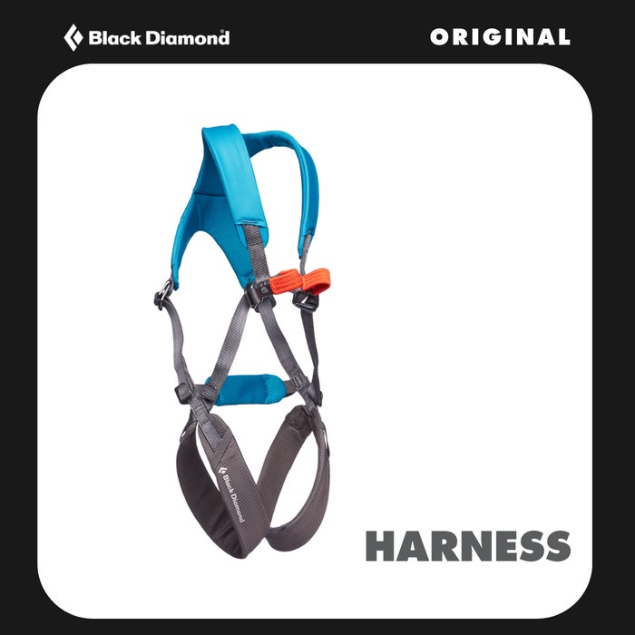 Best Seller Black Diamond Momentum Harness Kid'S Full Body - Climbing Safety