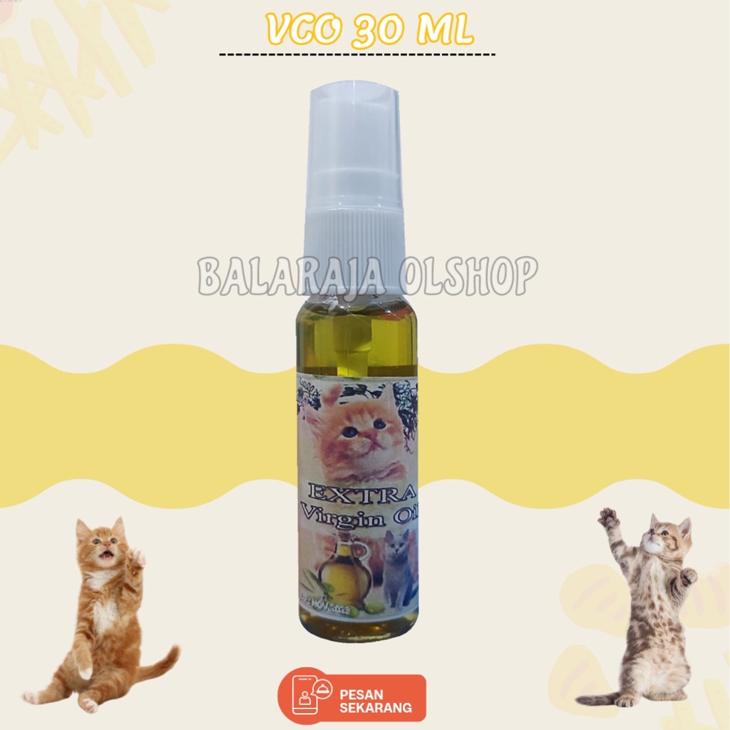 Obat Jamur Koreng Scabies Kucing Anjing Vitamin Penumbuh Bulu Extra Virgin Oil