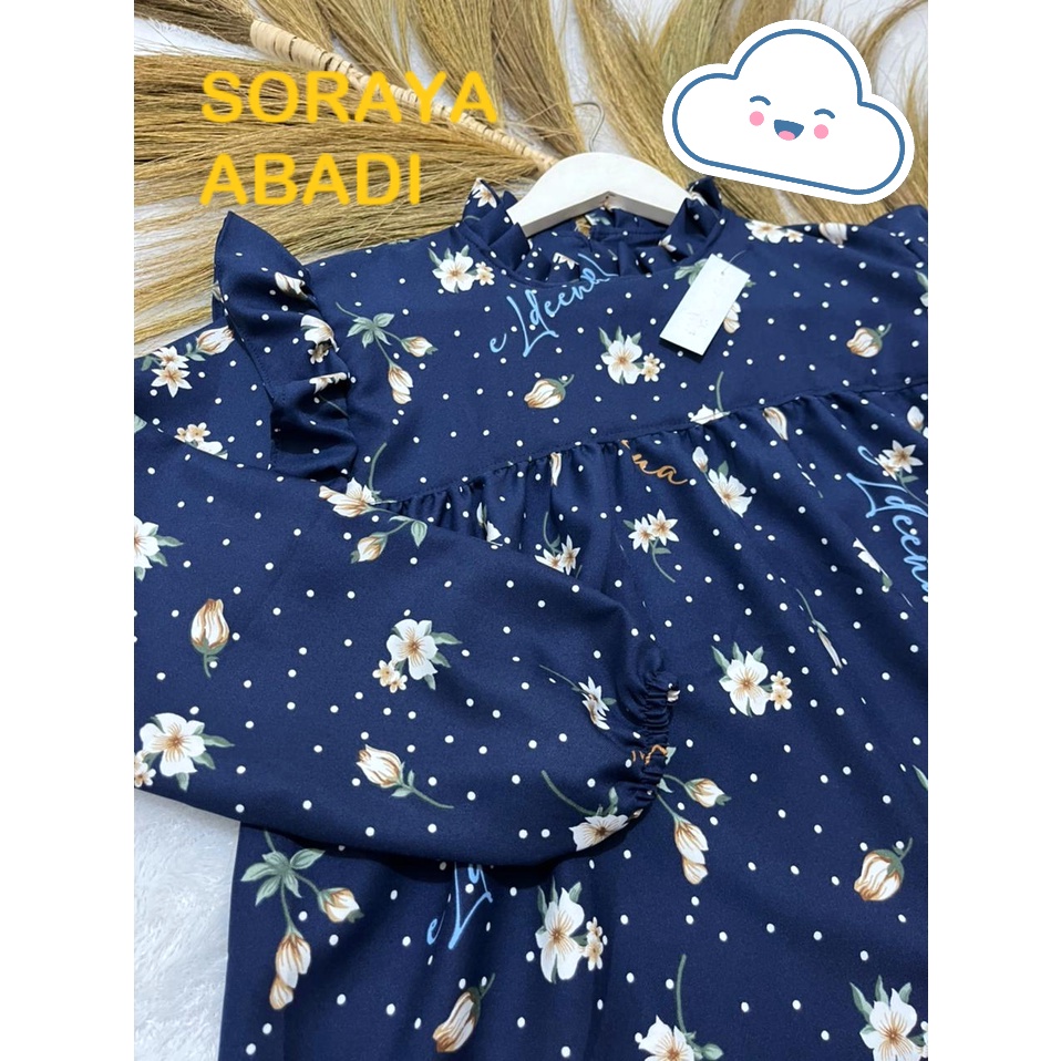 YUNA BLOUSE FLOWER | YUNA TOP BLOUSE 2023 | BLOUSE WANITA KEKINIAN 2023