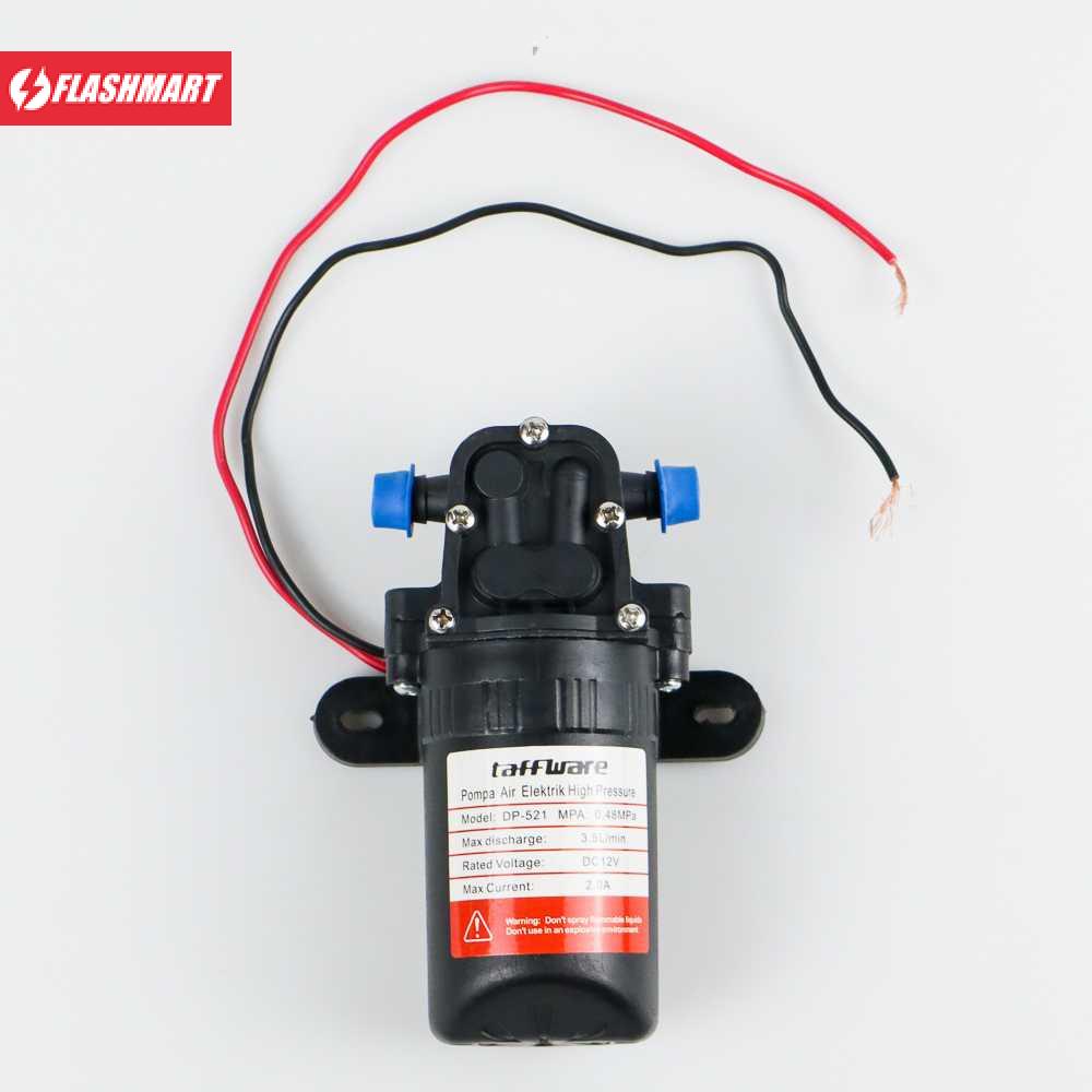 Flashmart Pompa Air Elektrik High Pressure 12V 70PSI 3.5L/min - DP-521