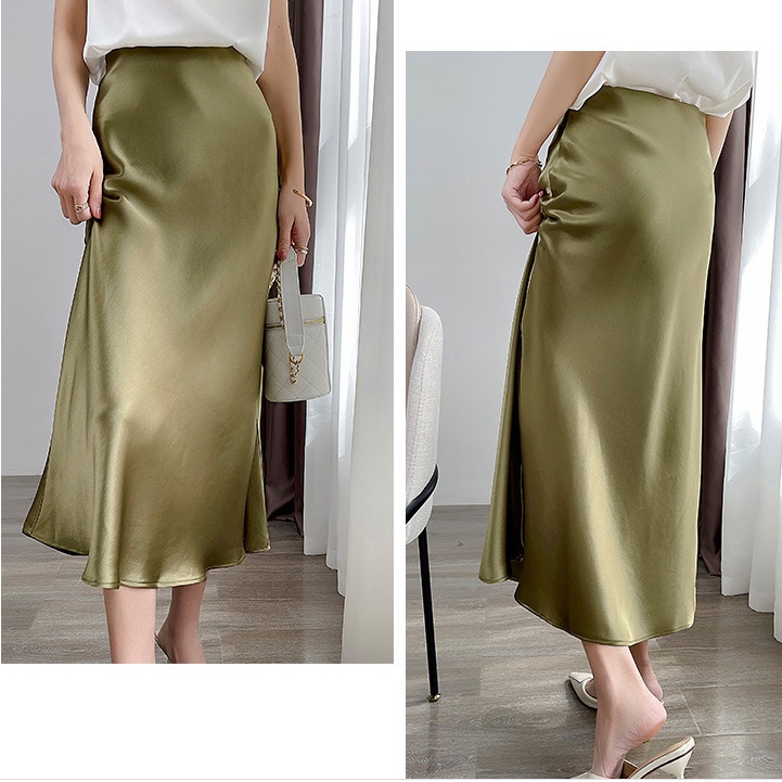 JAVASHOP Rok Satin Skirt Polos