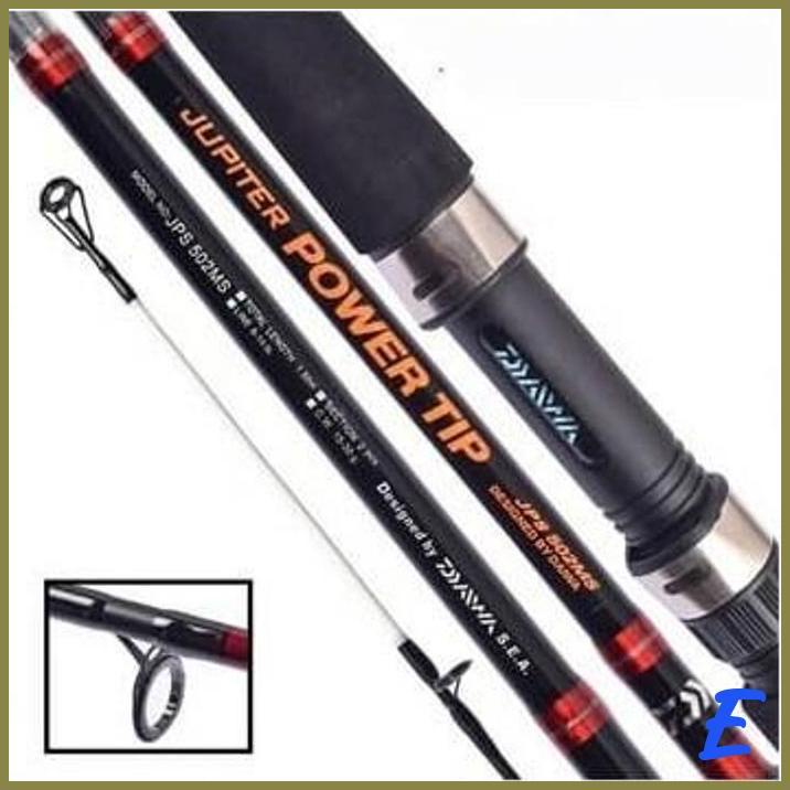 Joran Daiwa Jupiter Power Tip 150 165 180 Cm Rod Pancing Spinning Ori