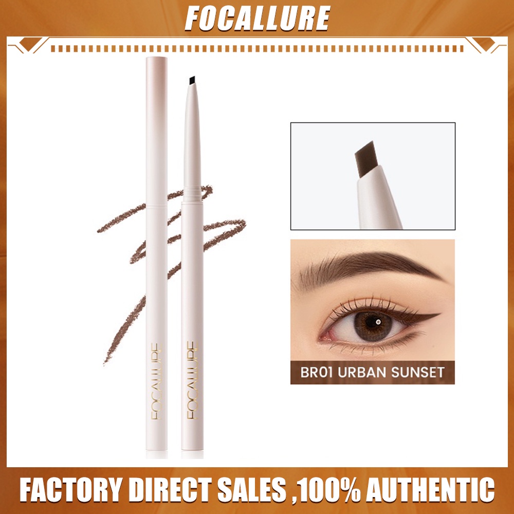 FOCALLURE FA-243  #ModernUrban Eyebrow &amp; Eyeliner Multi-use Gel Pencil Untuk Mata Eyeliner Anti Air Pencil