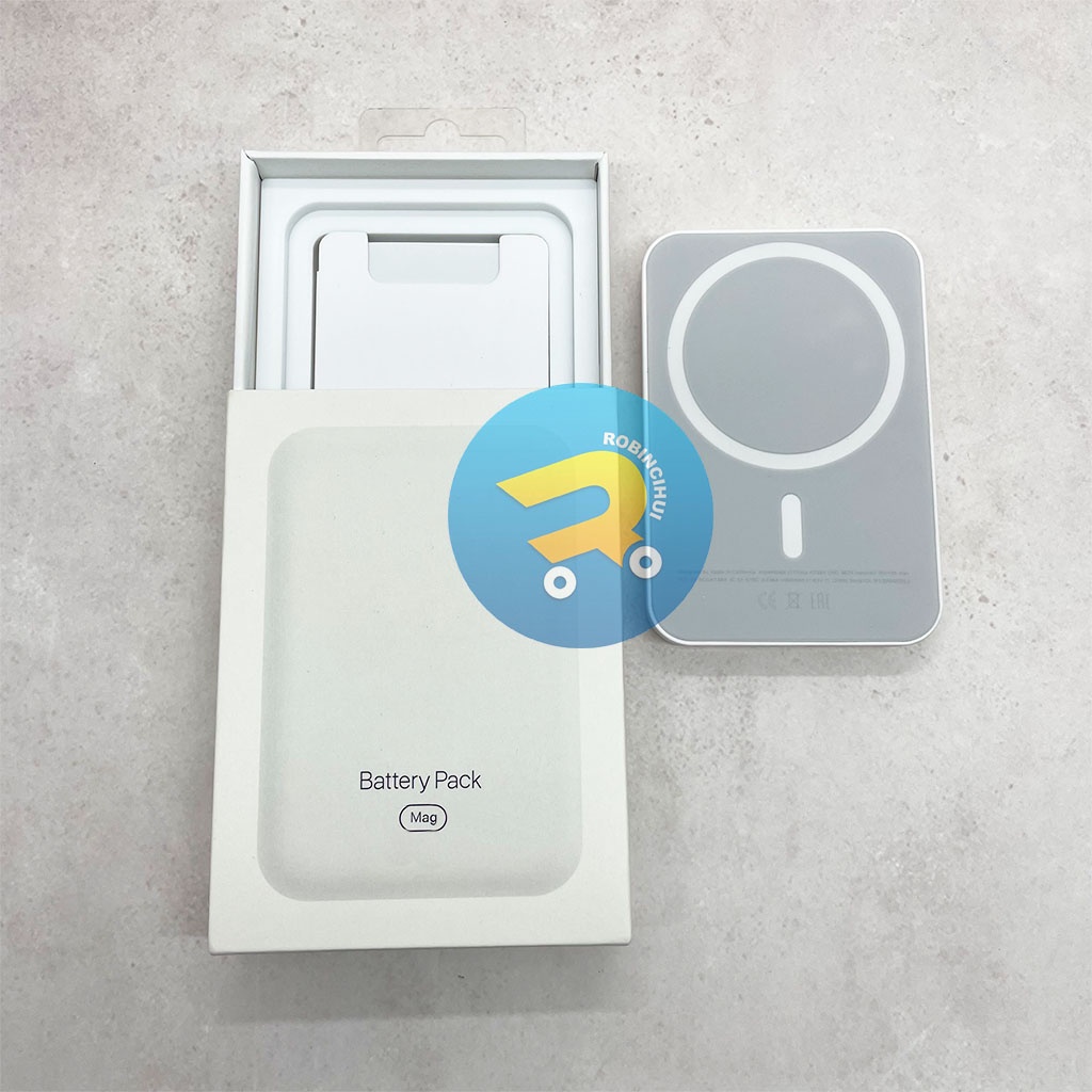 Mag Battery Pack 1460mAh 12 Mini,12 , 12 Pro, 12 Promax, 13, 13 Mini, 13 Pro, 13 Promax - Wireless Charging - Wireless Charger - Powerbank IP - Baterry Pack