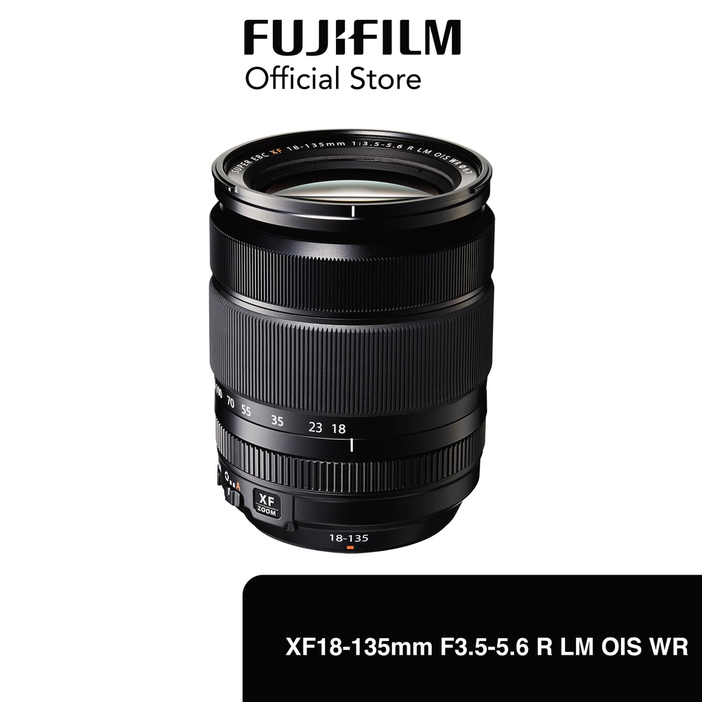 FUJIFILM Fujinon XF18-135mm F3.5-5.6 R LM OIS WR Lensa Kamera XF 18-135mm