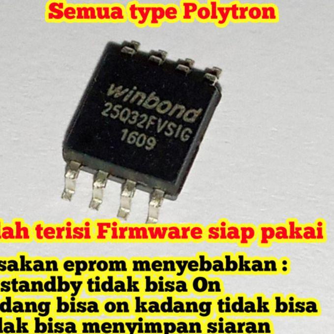 ➤ ic eprom tv LED Polytron siap pakai ♞