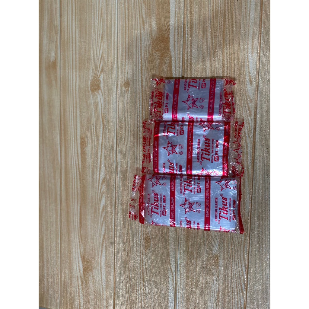 Plastik PP Bening TIKUS uk.12x25 (0.5 kg) tipis 0.2/plastik makanan/plastik minuman/plastik souvenir/pp bening
