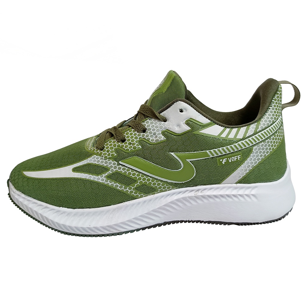 Voff - Sepatu Running Sneakers Pria Wanita Massive green edition