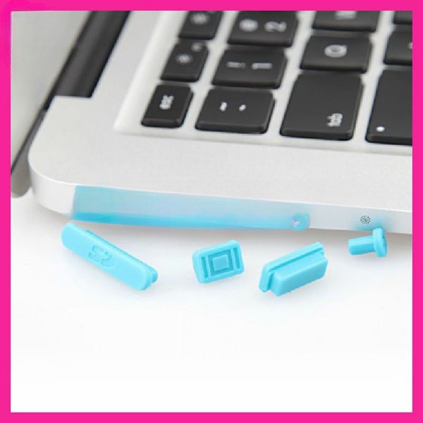 Silicone Notebook Dust Plug - A1 - Black