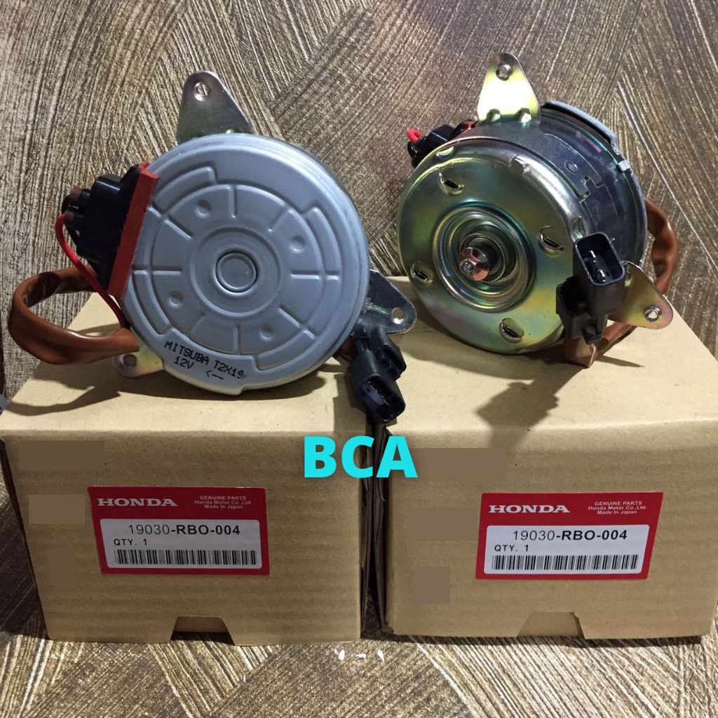 Motor Fan AC MOBIL DAN Radiator Honda CRV HRV BRV BRIO JAZZ RS MOBILIO ORIGINAL MITSUBA