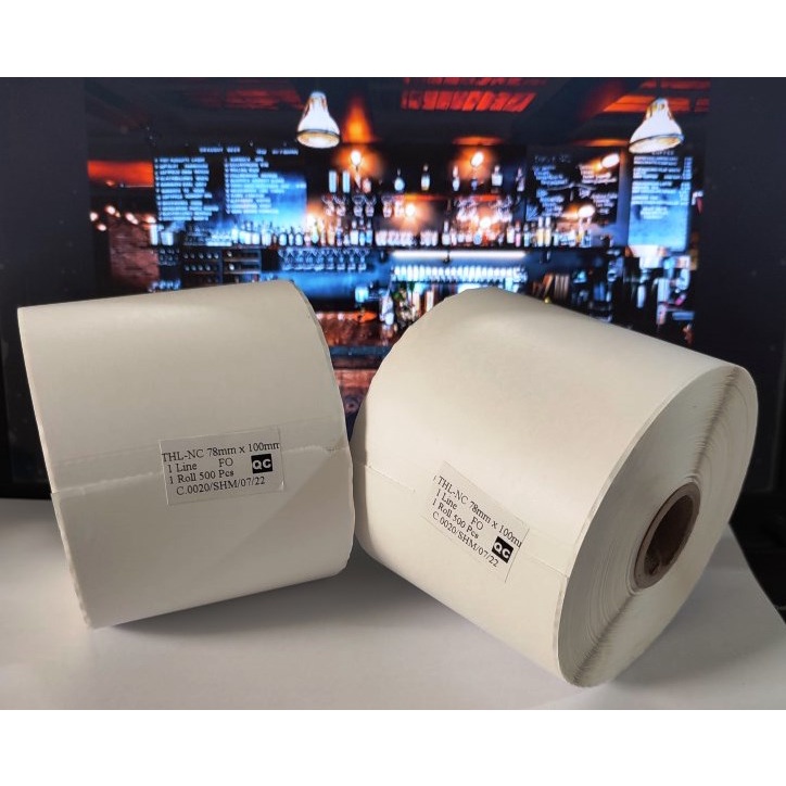 

THERMAL RESI 78X100 LABEL BARCODE 78 X 100 (ISI 500) XPRINTER 76X102 75X100 80X100