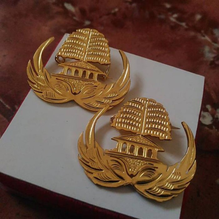 Pin Jas Bros Logo/Pin Costum Lapis Emas/Bros Lambang/Korpri